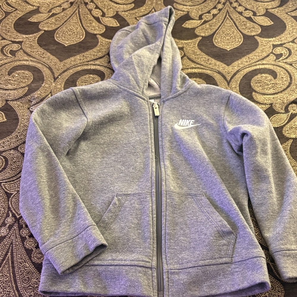 Nike Kids Heather Gray Hoodie